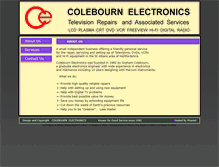 Tablet Screenshot of colebournelectronics.co.uk